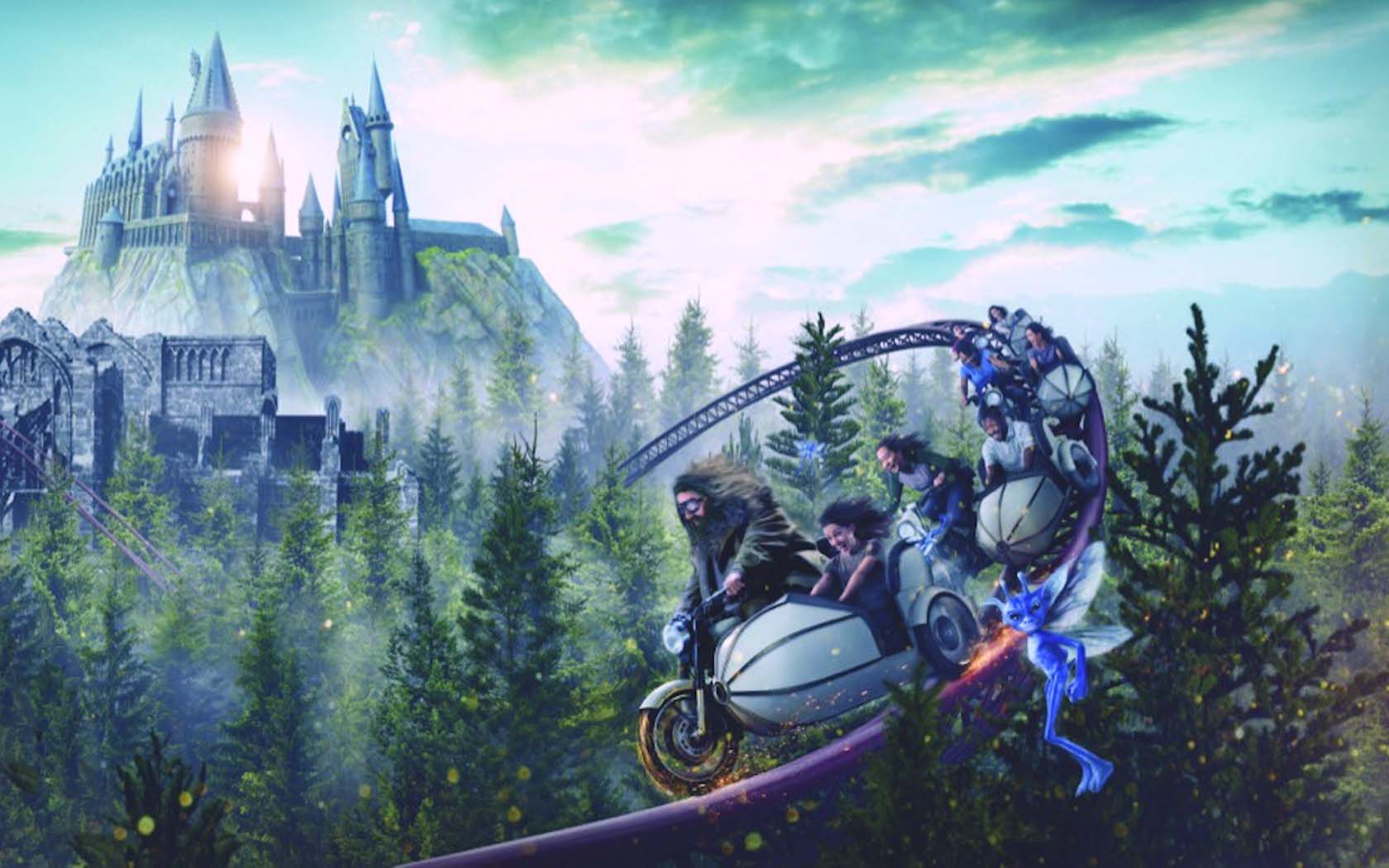 Hagrid ottovolante Universal Studios, 1680x1050 HD Ready, Desktop