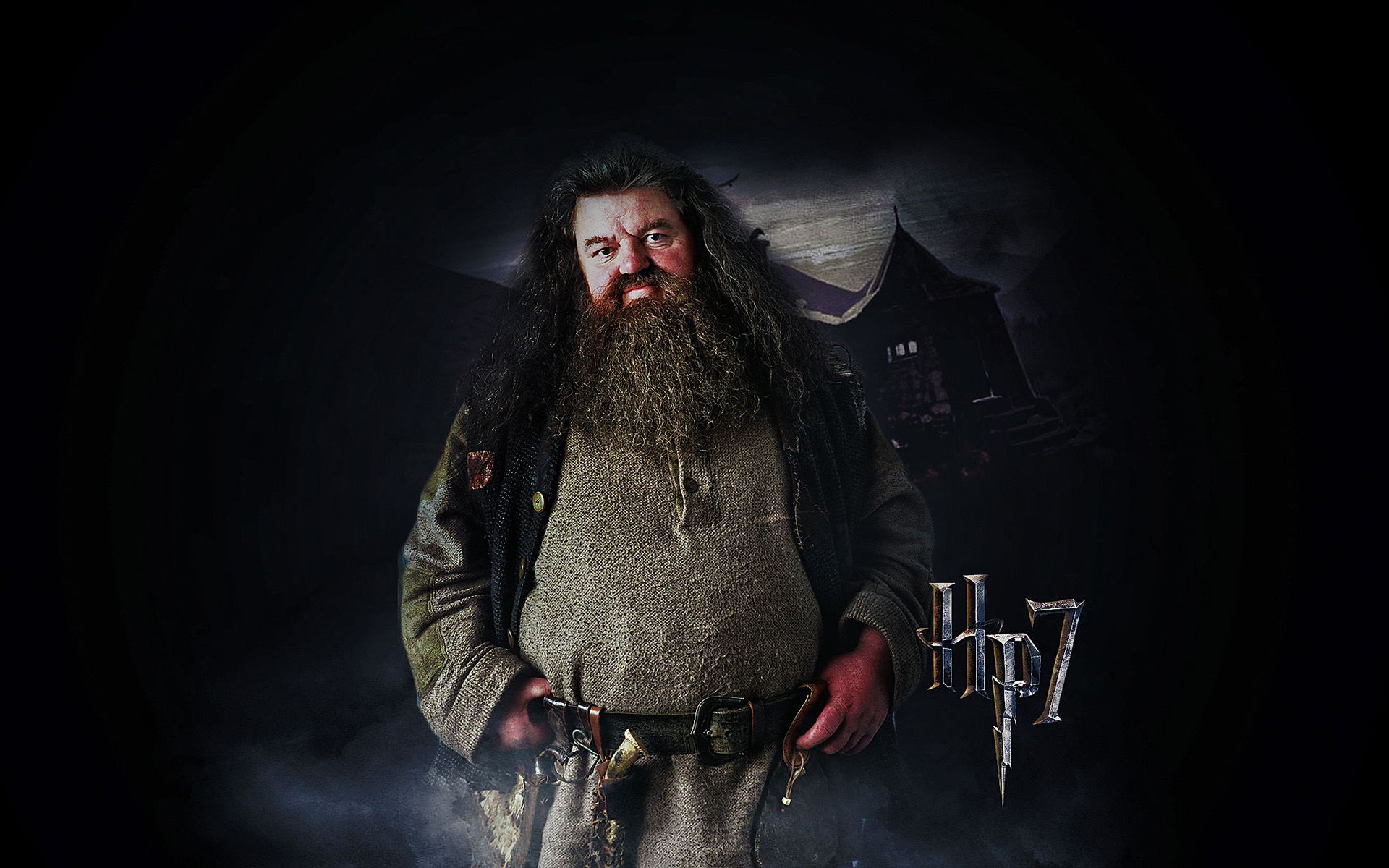 Hagrid con anziano al tavolo, 1920x1080 Full HD 1080p, Laptop