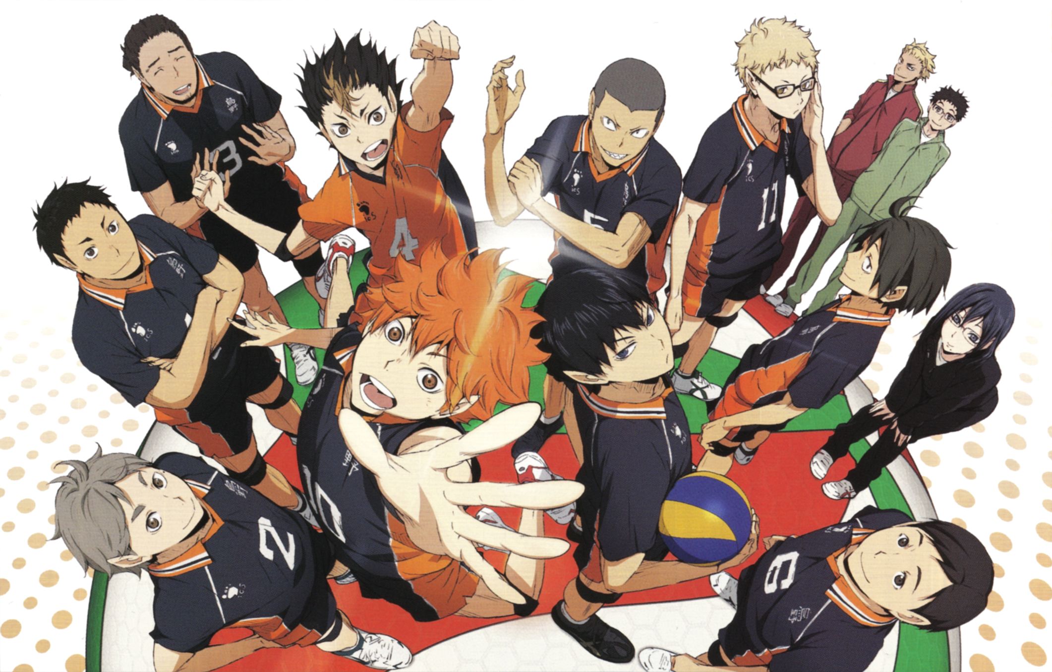 Haikyuu squadra Karasuno anime, 2122x1355 alta risoluzione, Desktop