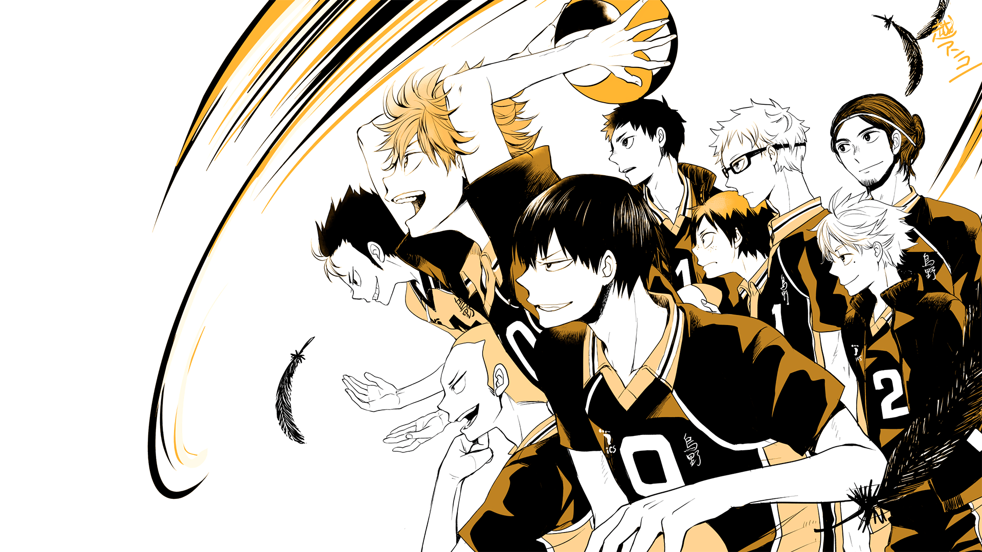 Personaggi Haikyuu squadra pallavolo, 1920x1080 1080p, Desktop