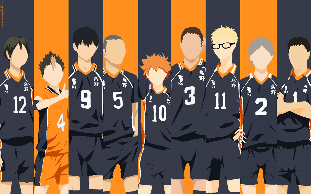 Karasuno squadra pallavolo Haikyuu, 1280x800 HD, Notebook Gaming