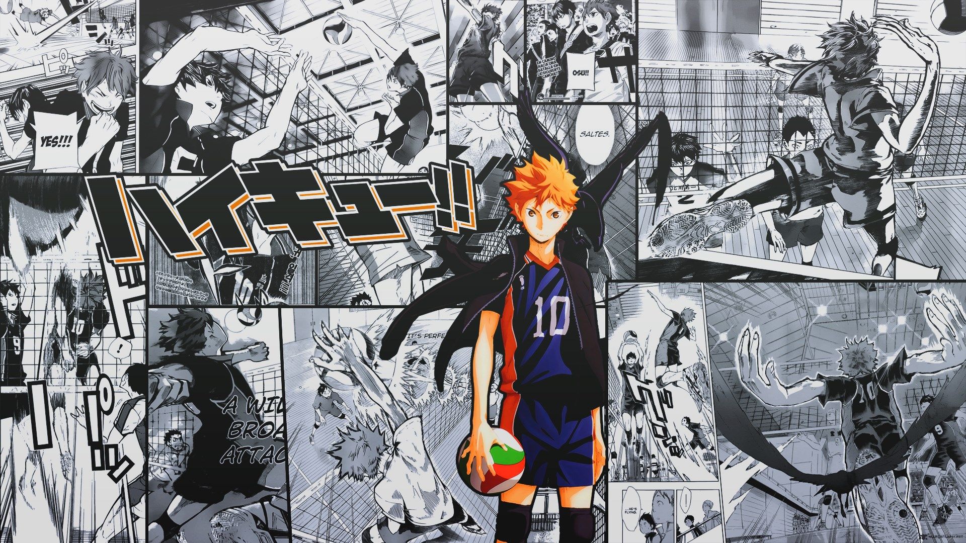 Hinata Shoyo Haikyuu manga, 1920x1080 Full HD, PC