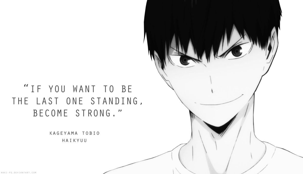 Kageyama Tobio Haikyuu citazione, 1177x678 HD, Desktop