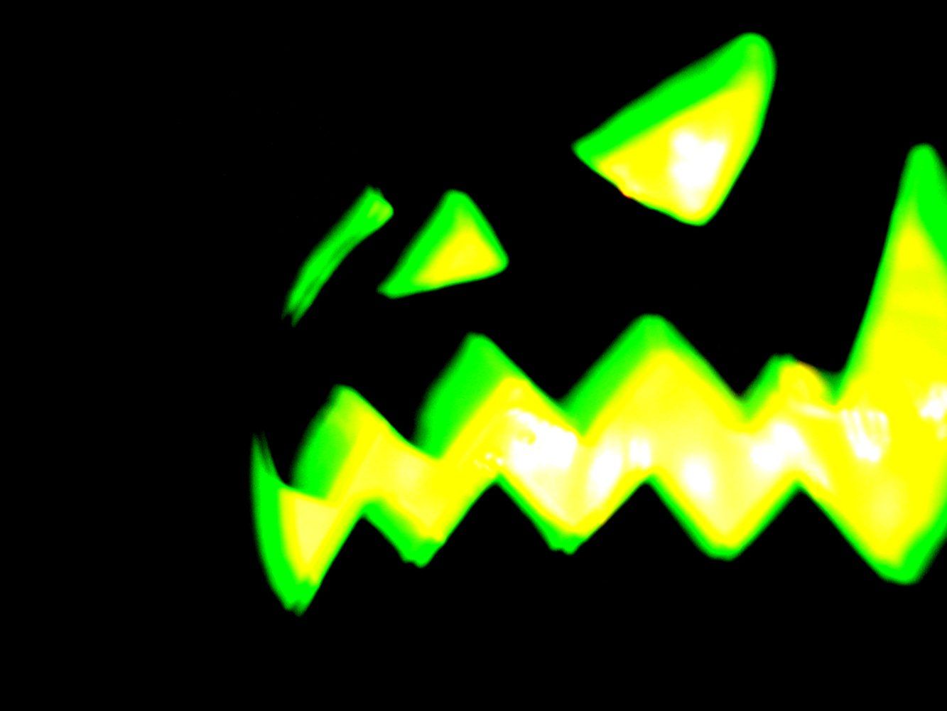 Zucca neon verde Halloween, 1333x1000 HD, Desktop