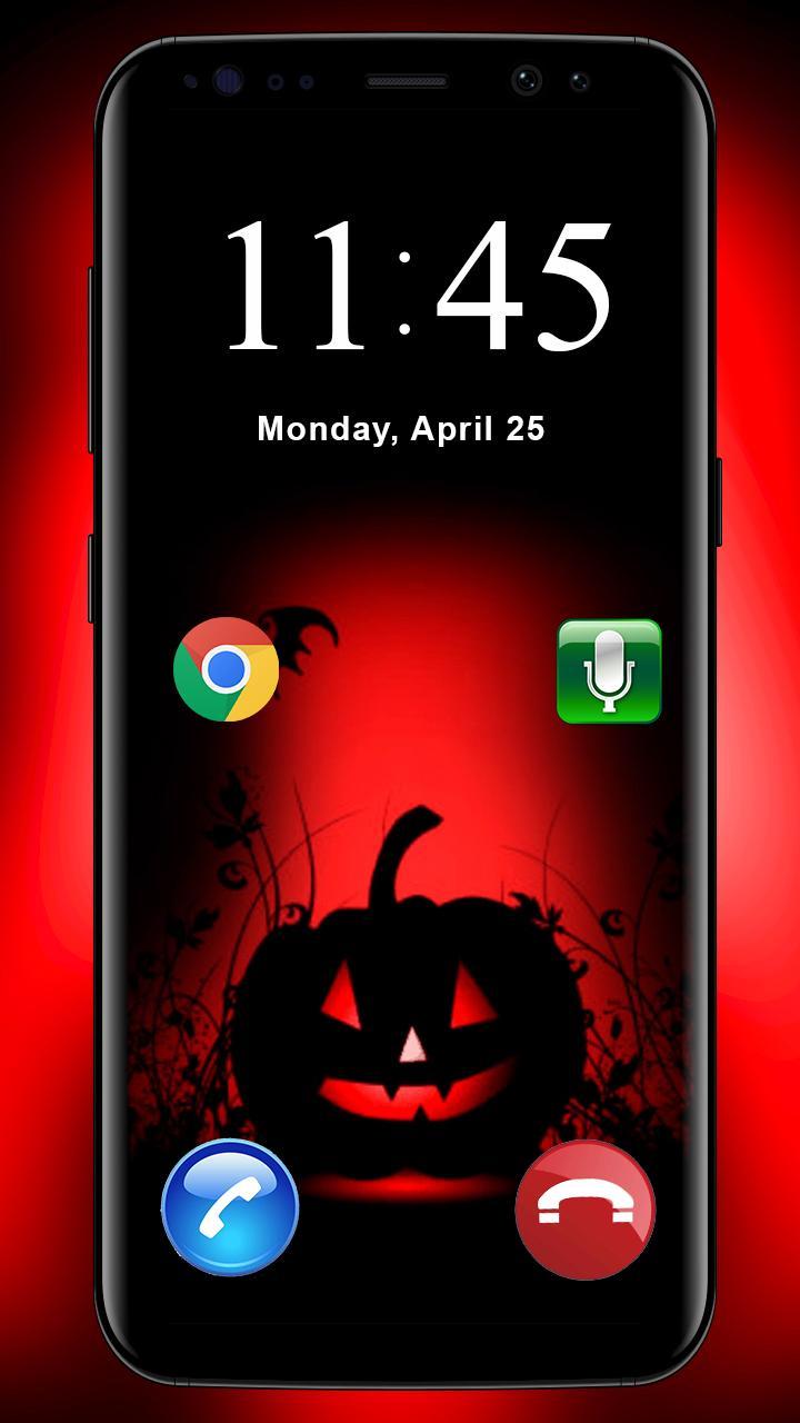 Zucca Halloween neon rossa, 720x1280 Full HD Verticale, iPhone
