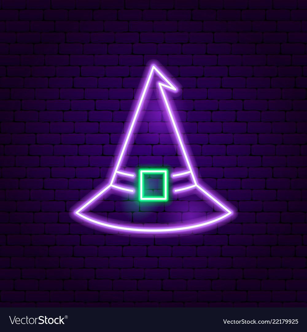 Cappello strega neon viola, 1000x1080 Verticale, Mobile