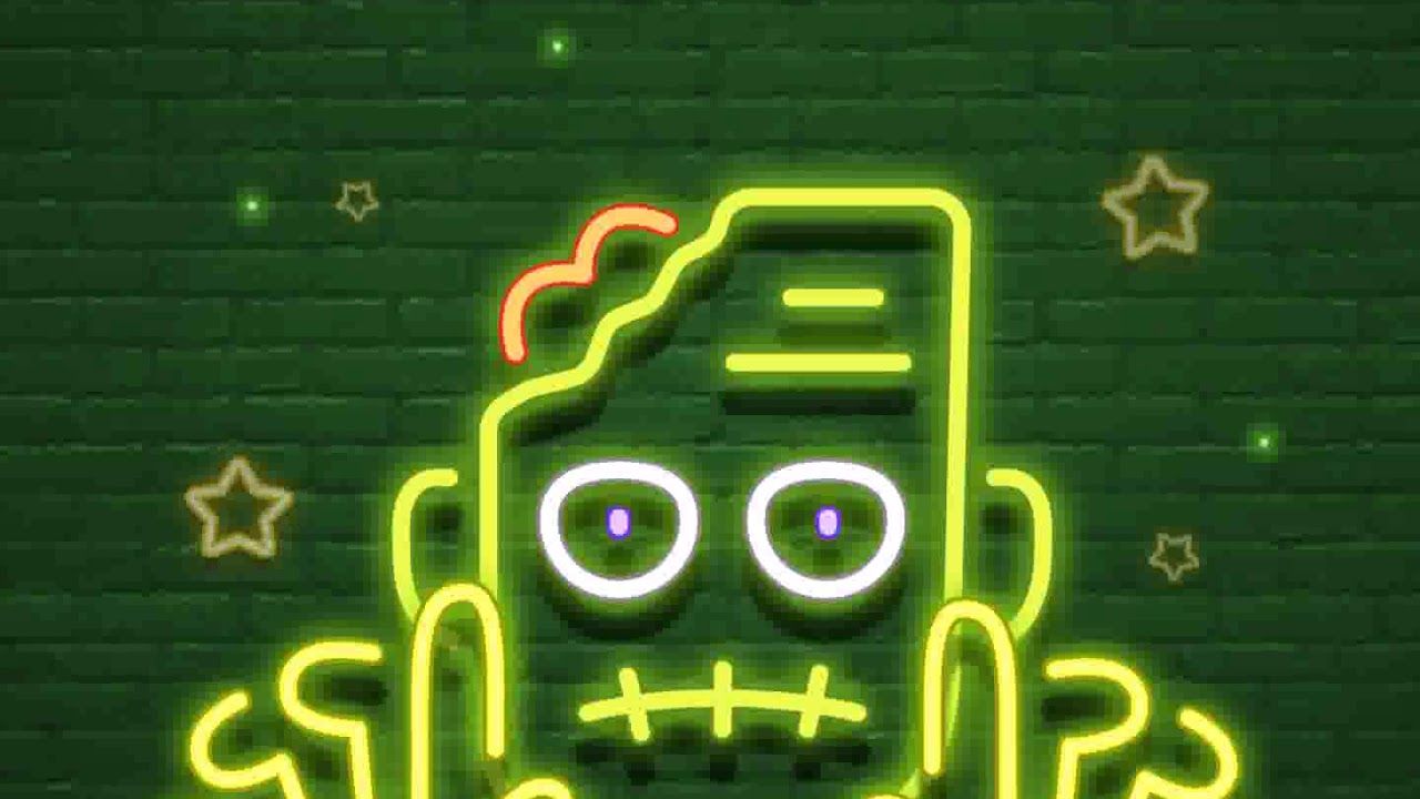 Frankenstein neon verde, 1280x720 720p, Laptop