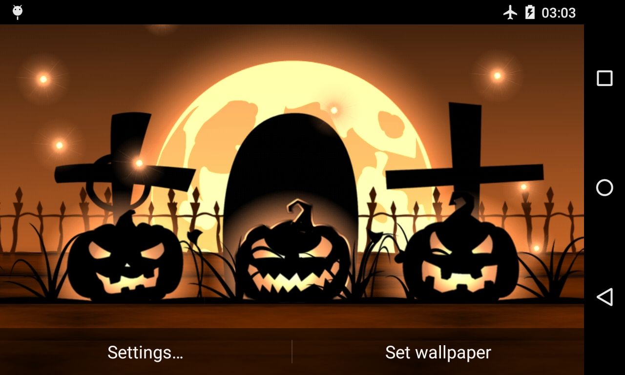 Zucche Halloween tombe luna, 1280x768 HD, HP Laptop