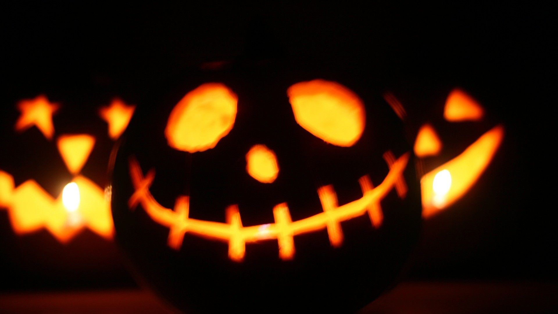 Zucche di Halloween illuminate, 1920x1080 1080p, PC
