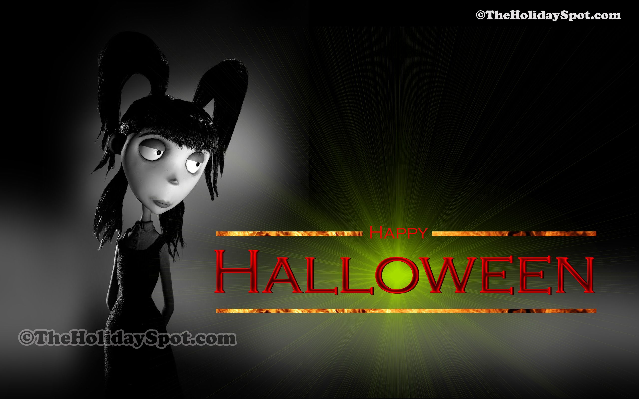 Personaggio animato Halloween scuro, 2560x1600 WQXGA, PC