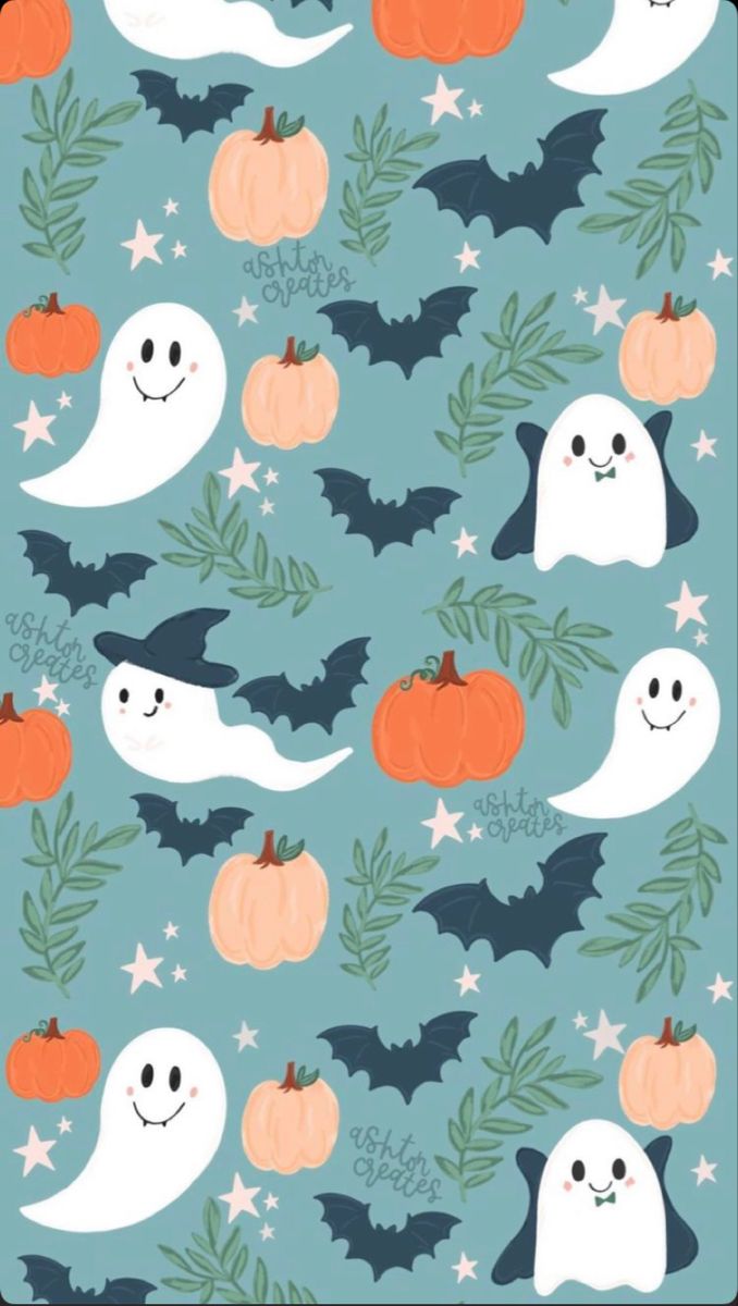 Fantasmi e zucche carine Halloween, 678x1200 Full HD Verticale, Realme