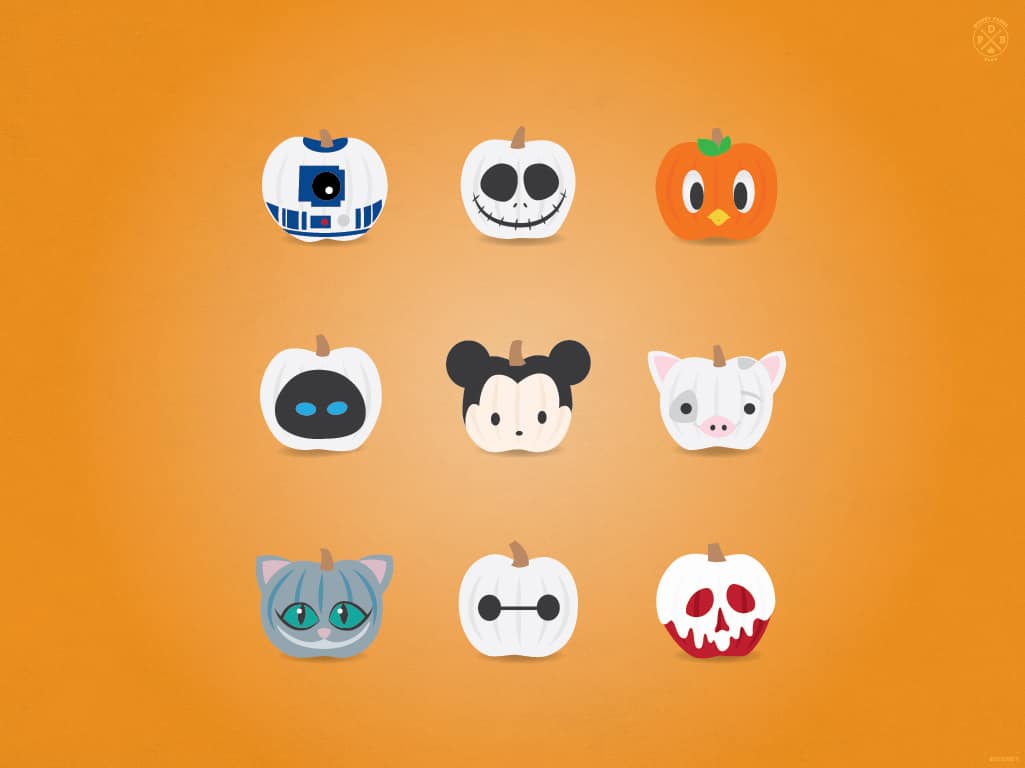 Icone Halloween personaggi Disney, classici d'animazione, 1025x768 HD, Laptop