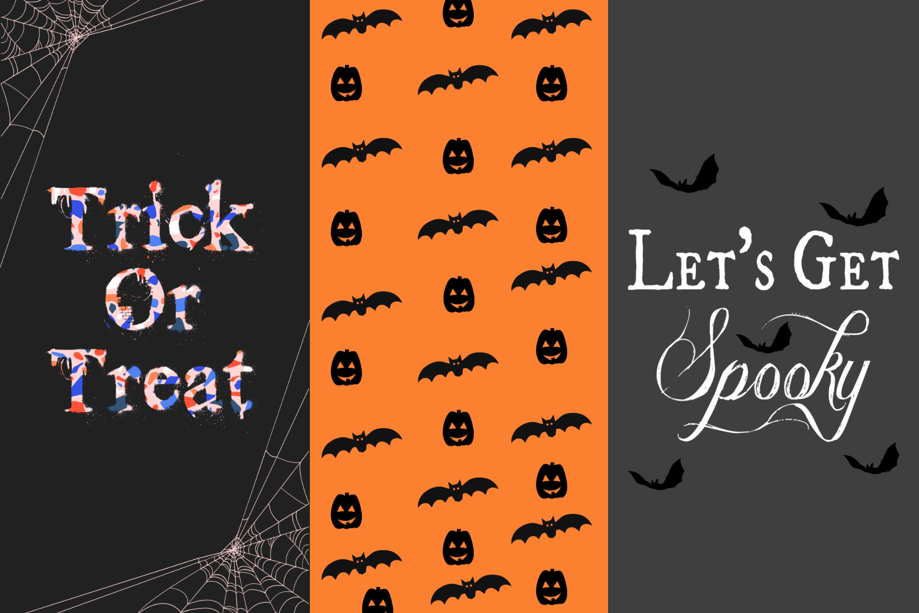 Zucche e pipistrelli Halloween carino, 1800x1200 HD Ready, PC