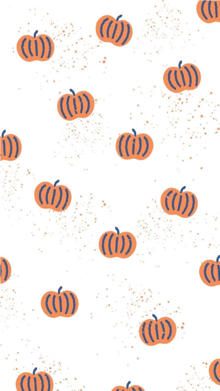 Zucche arancioni pattern Halloween, 720x1280 Full HD Verticale, iPhone
