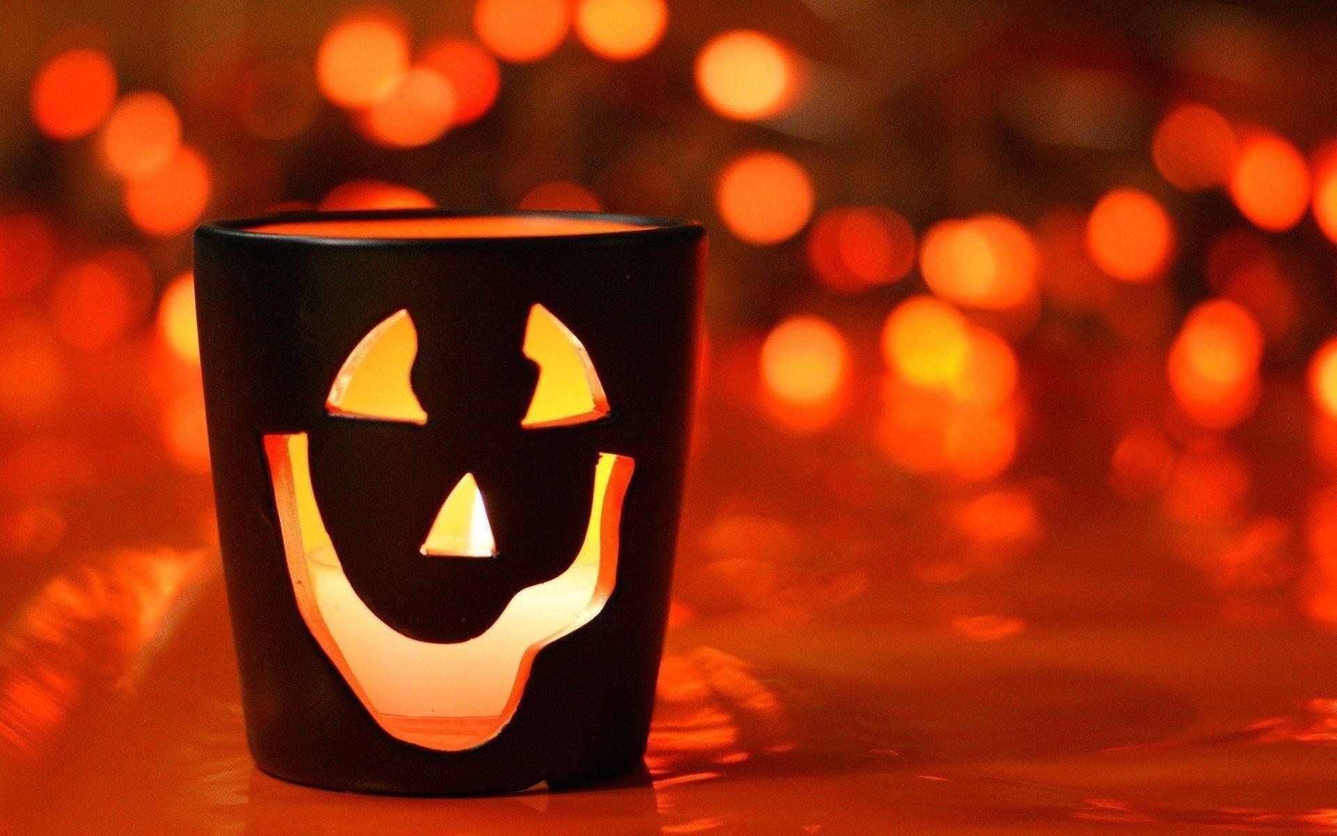 Candela zucca Halloween arancione, 1920x1200 Full HD+, PC