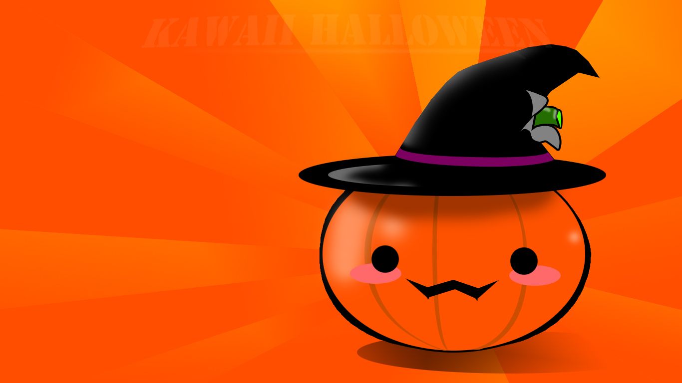 Zucca con cappello da strega, 1366x768 720p, PC