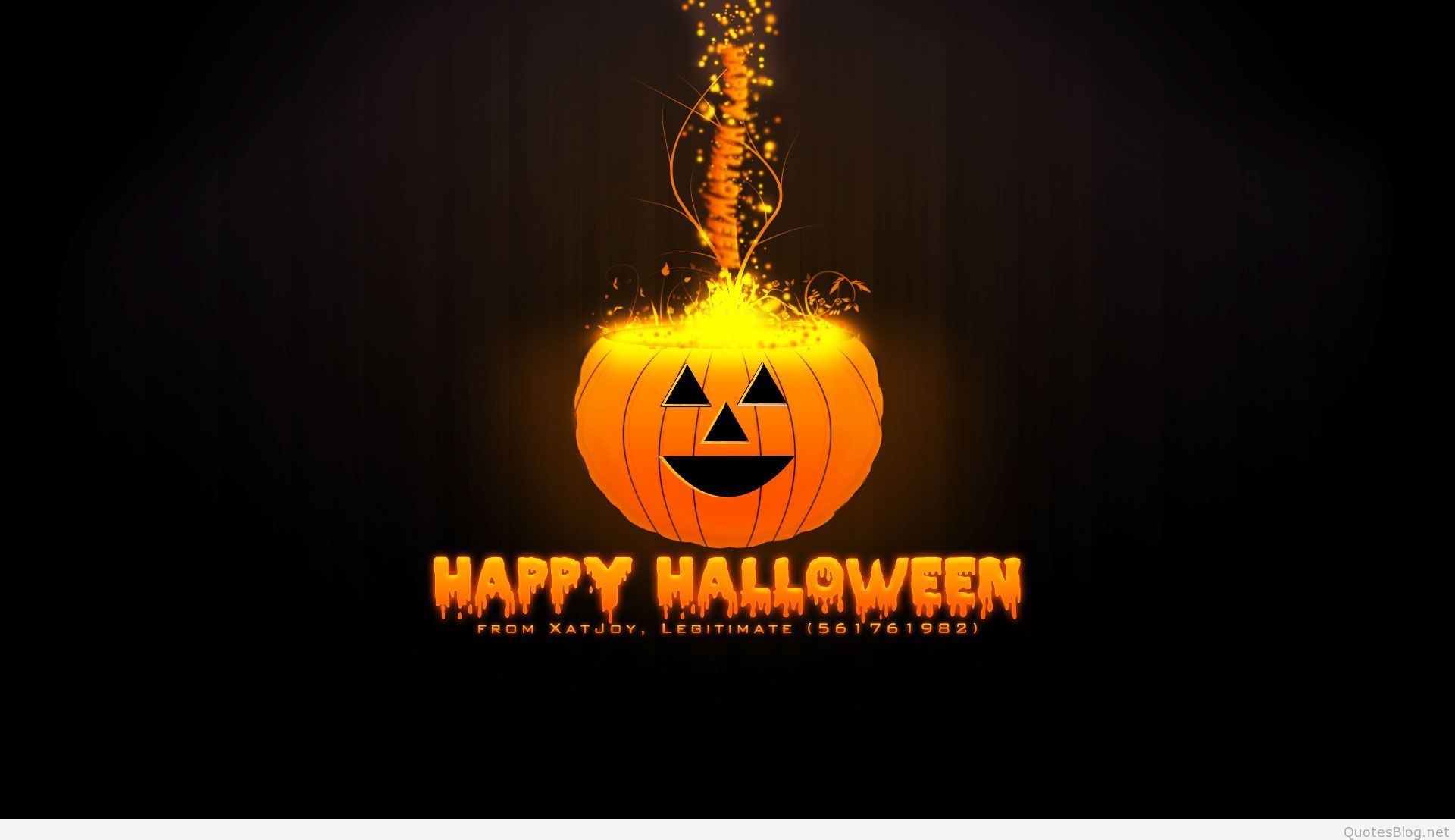 Zucca di Halloween scintille, 1920x1108 1080p, Desktop