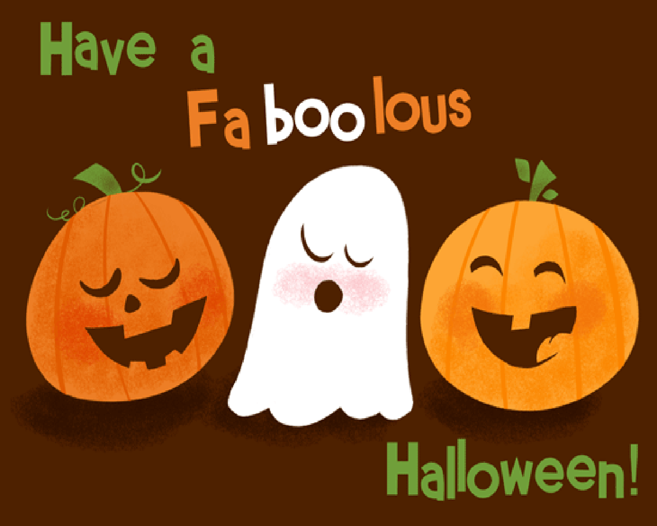 Fantasma e zucche Halloween, 1280x1024 HD, HP Laptop