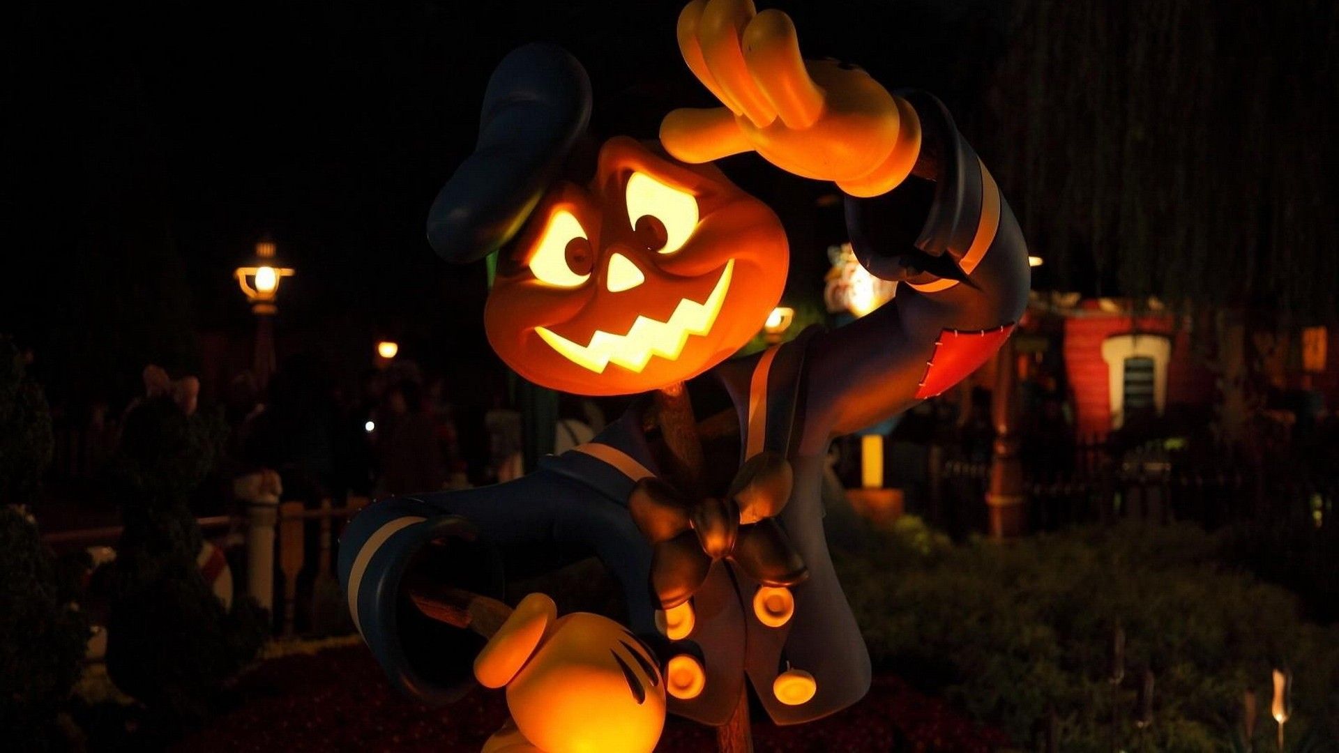 Zucca antropomorfa festa Halloween, 1920x1080 Full HD, Laptop