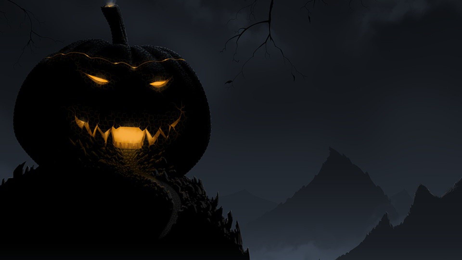 Zucca di Halloween inquietante, 1920x1080 1080p, Desktop