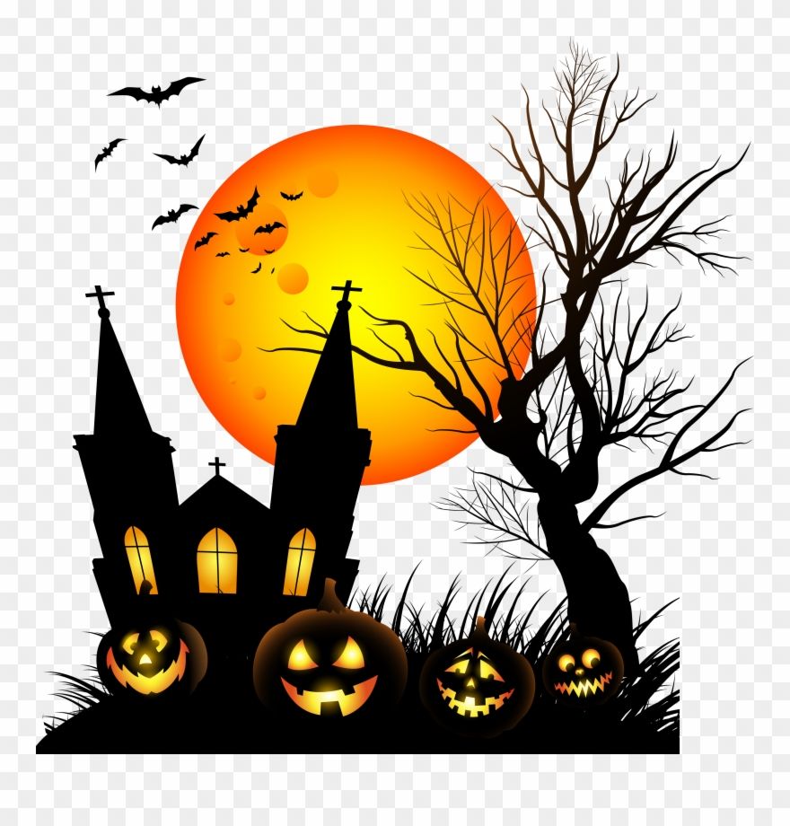 Casa stregata zucche Halloween, 880x920 Verticale, Android