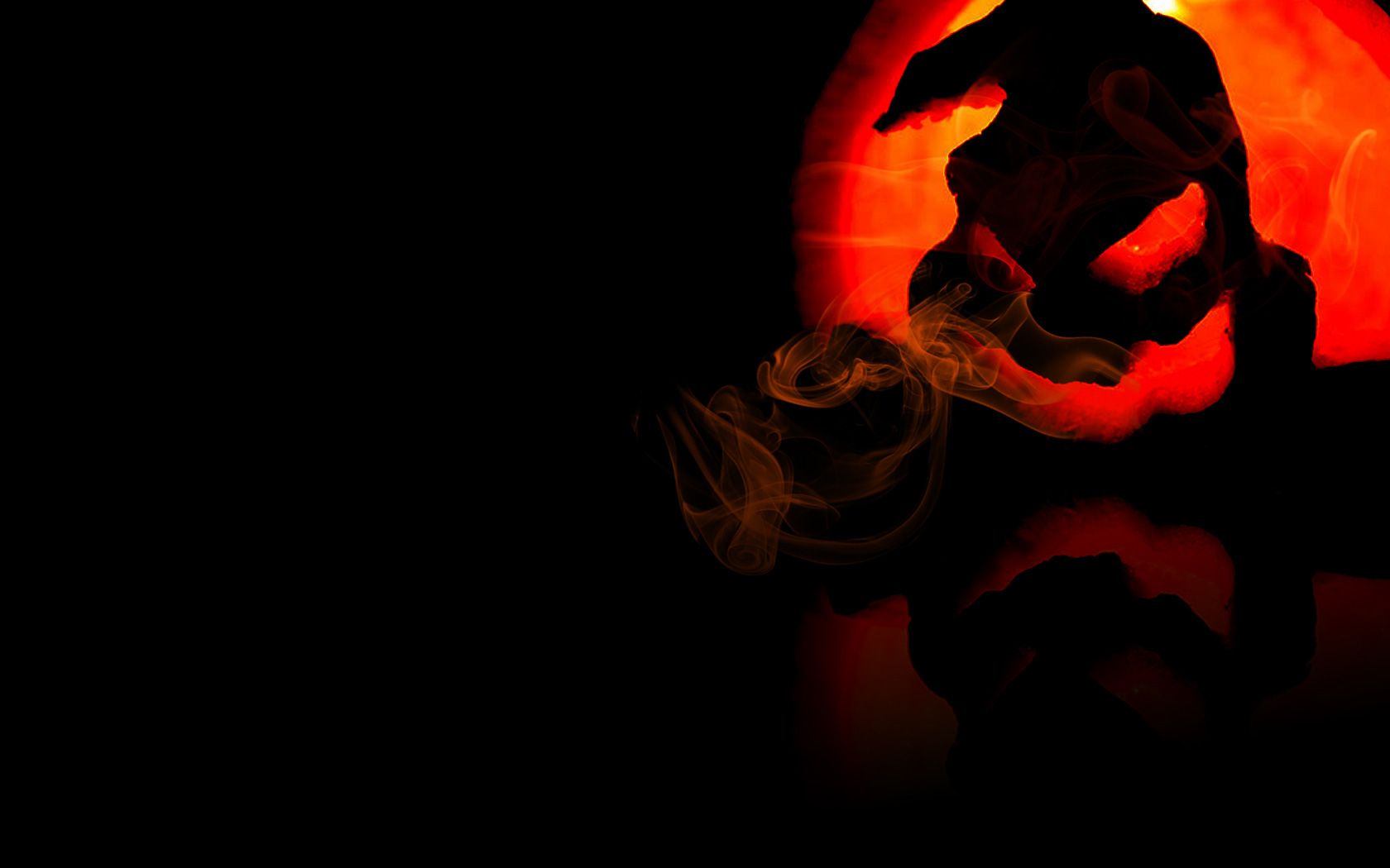 Maschera pallida nel buio, 1680x1050 HD Ready, Desktop