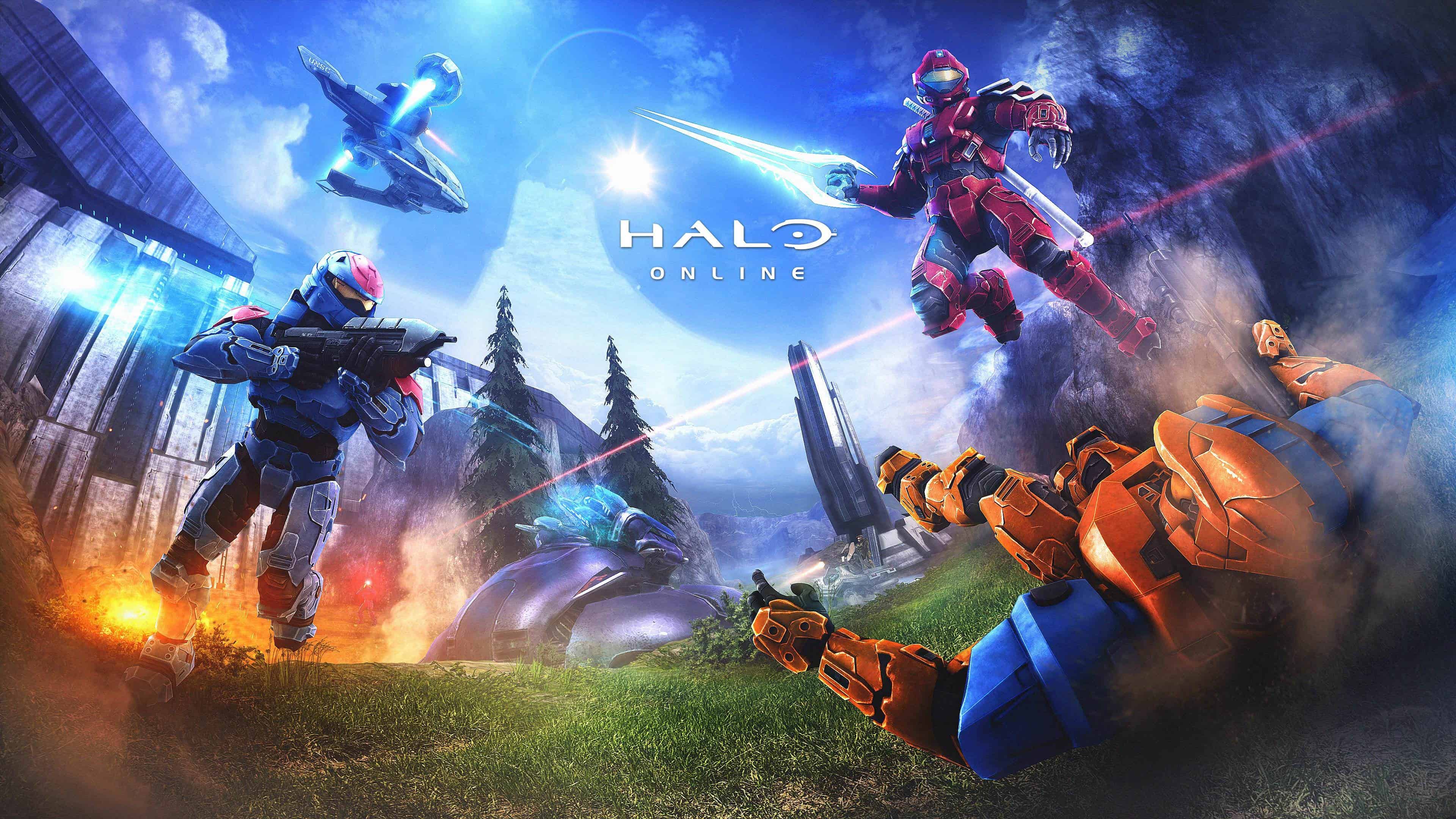 Halo Online personaggi in azione, 3840x2160 UHD, PC 4K