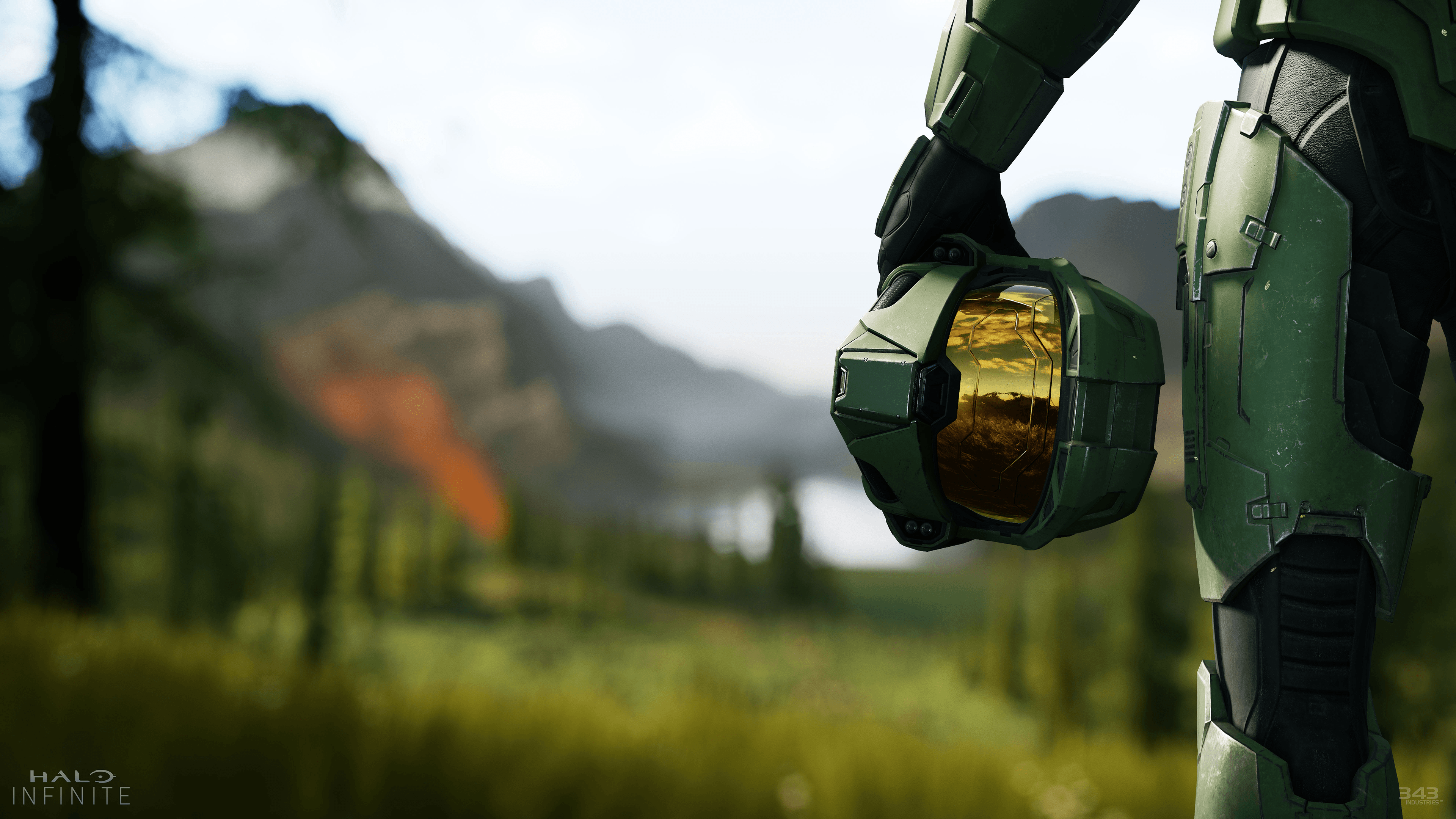 Master Chief casco Halo Infinite, 3840x2160 4K, Desktop 4K