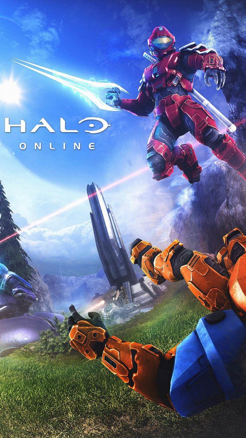 Halo Online Spartan combattimento, 950x1689 Verticale, Mobile