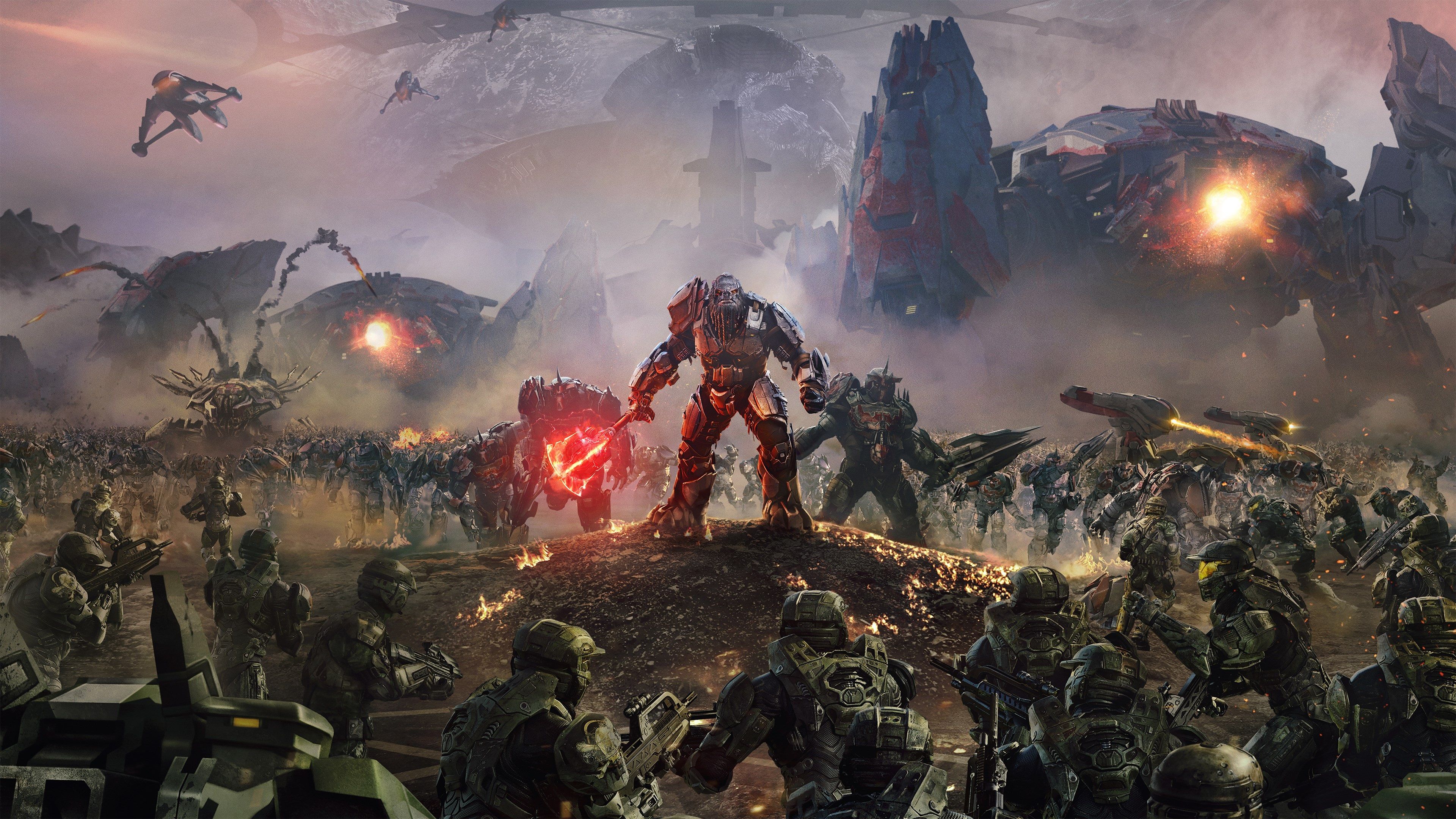 Halo Wars 2 battaglia epica, 3840x2160 4K, Desktop 4K