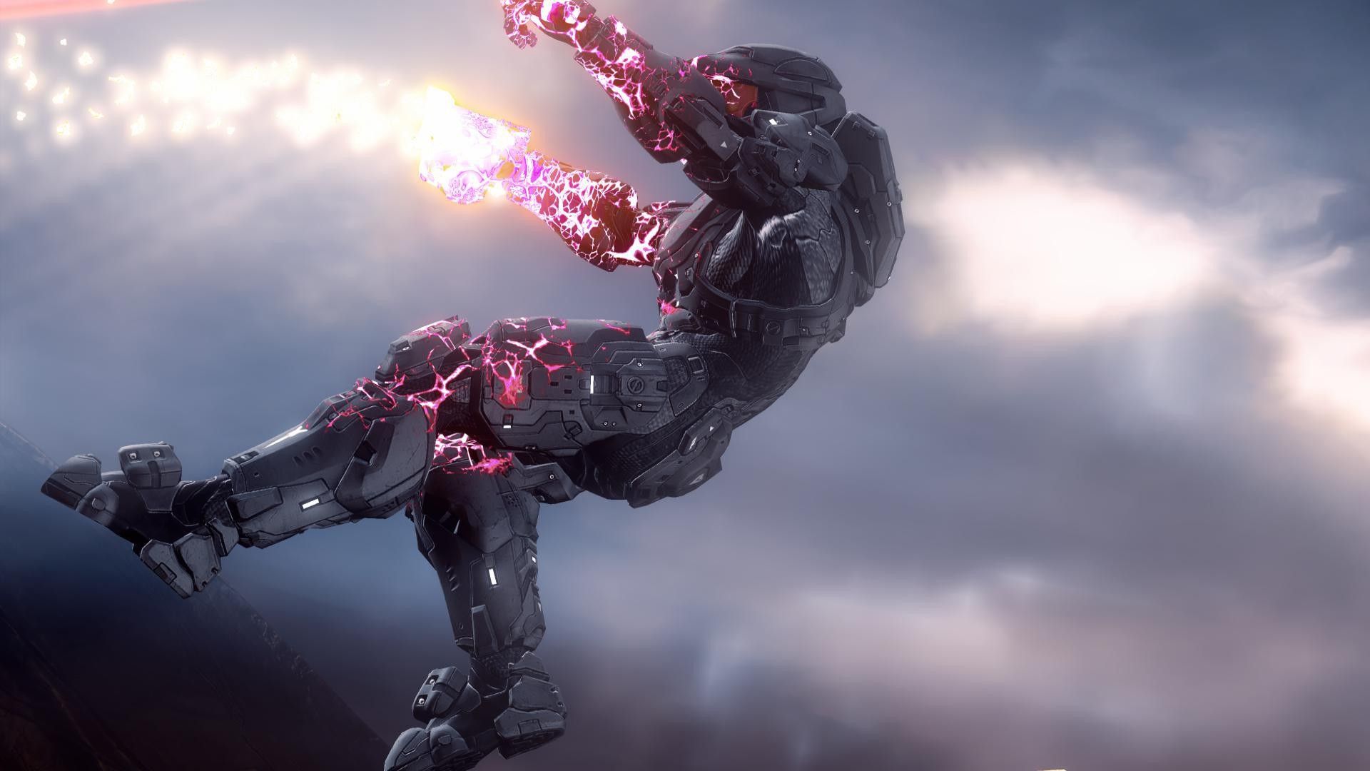 Spartan Halo con energia rosa, 1920x1080 1080p, PC