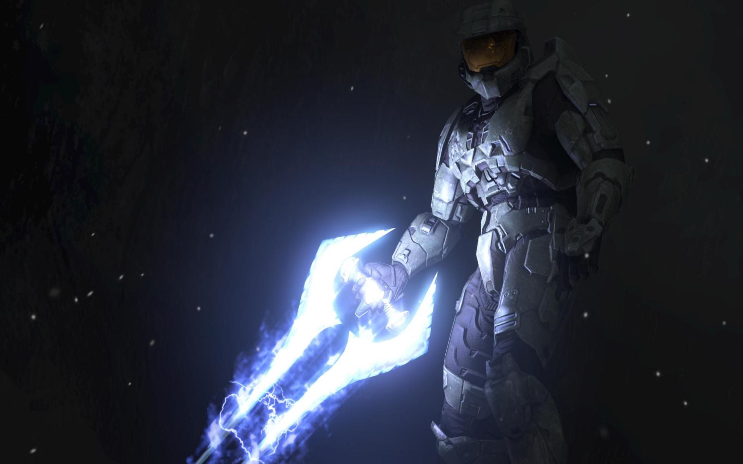 Master Chief Halo spada energia, 2560x1600 2K, PC