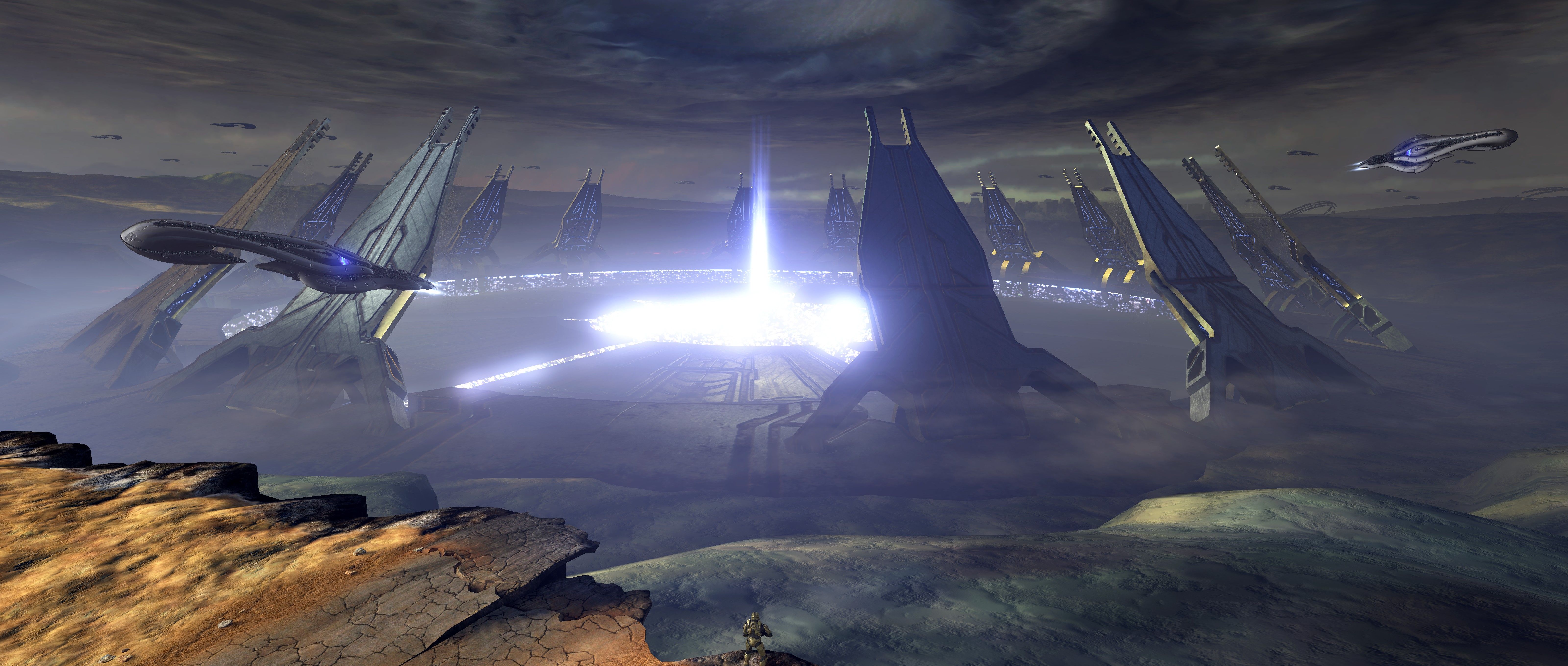 Halo Master Chief Collection paesaggio, 6400x2720 Ultrawide, Dual Monitor