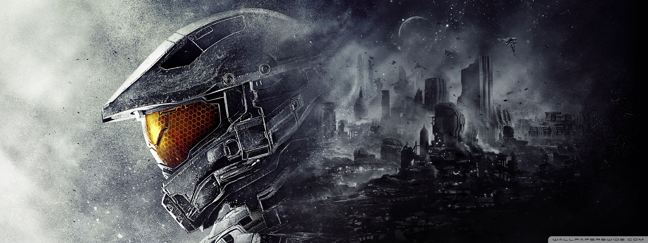 Halo Master Chief e Arbiter, 3839x1079 21:9, Ultrawide