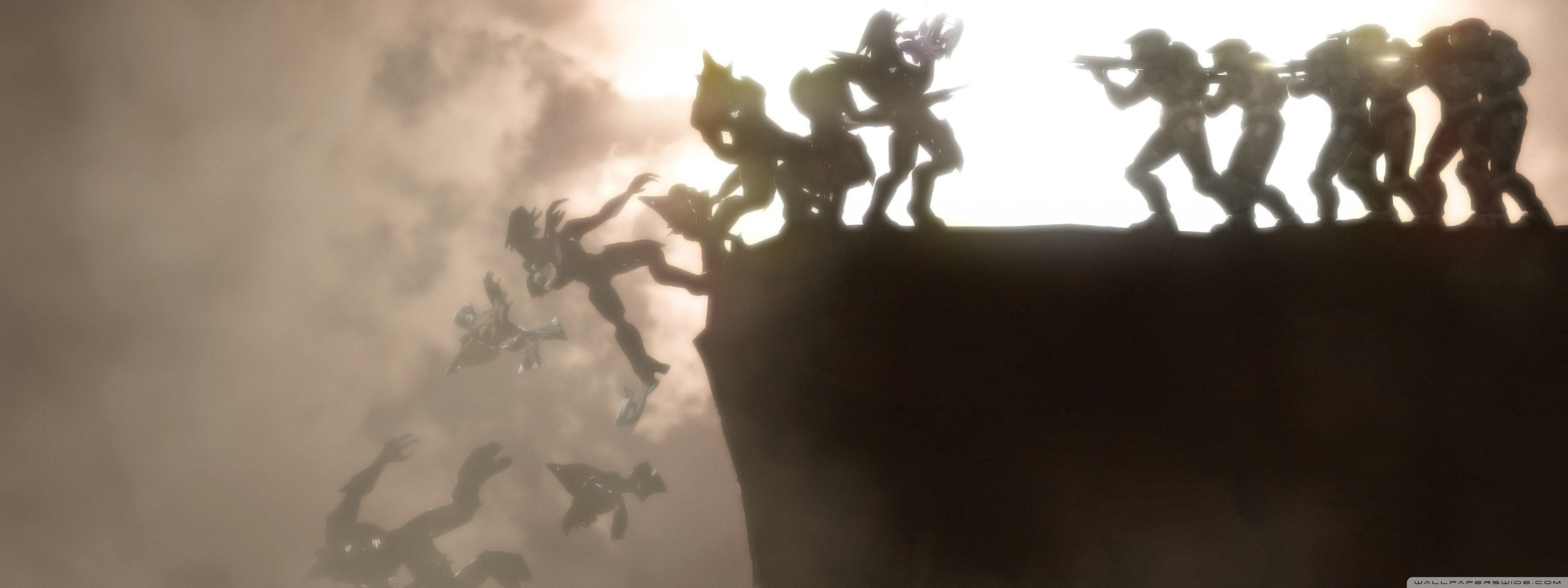Halo personaggi Master Chief gruppo, 3840x1080 Ultrawide, Dual Monitor