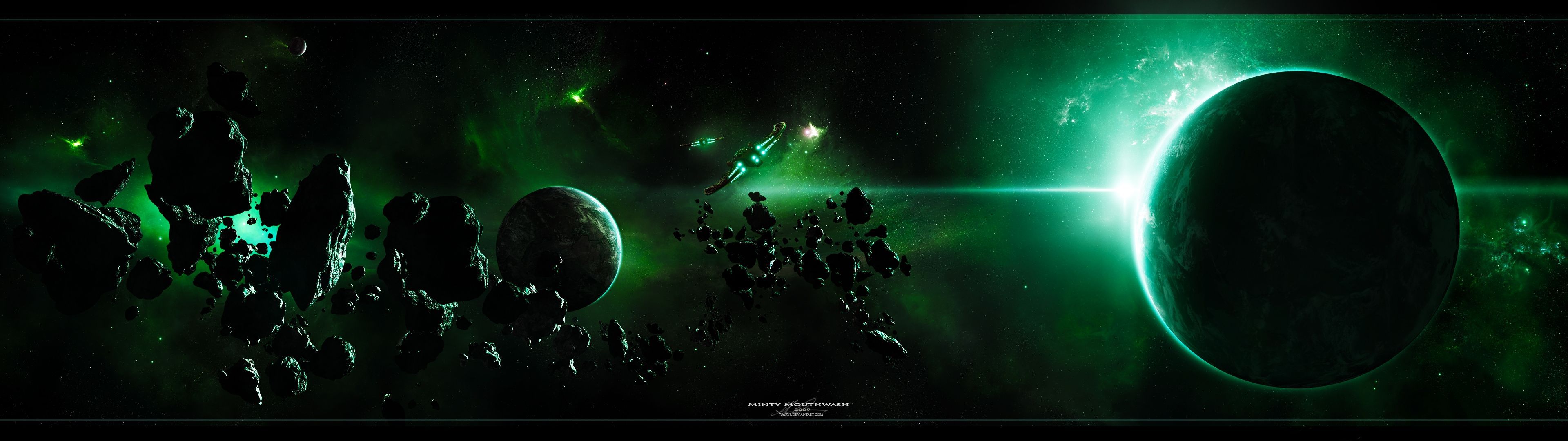 Halo Master Chief e Locke, 3840x1080 Panoramico, Dual Screen