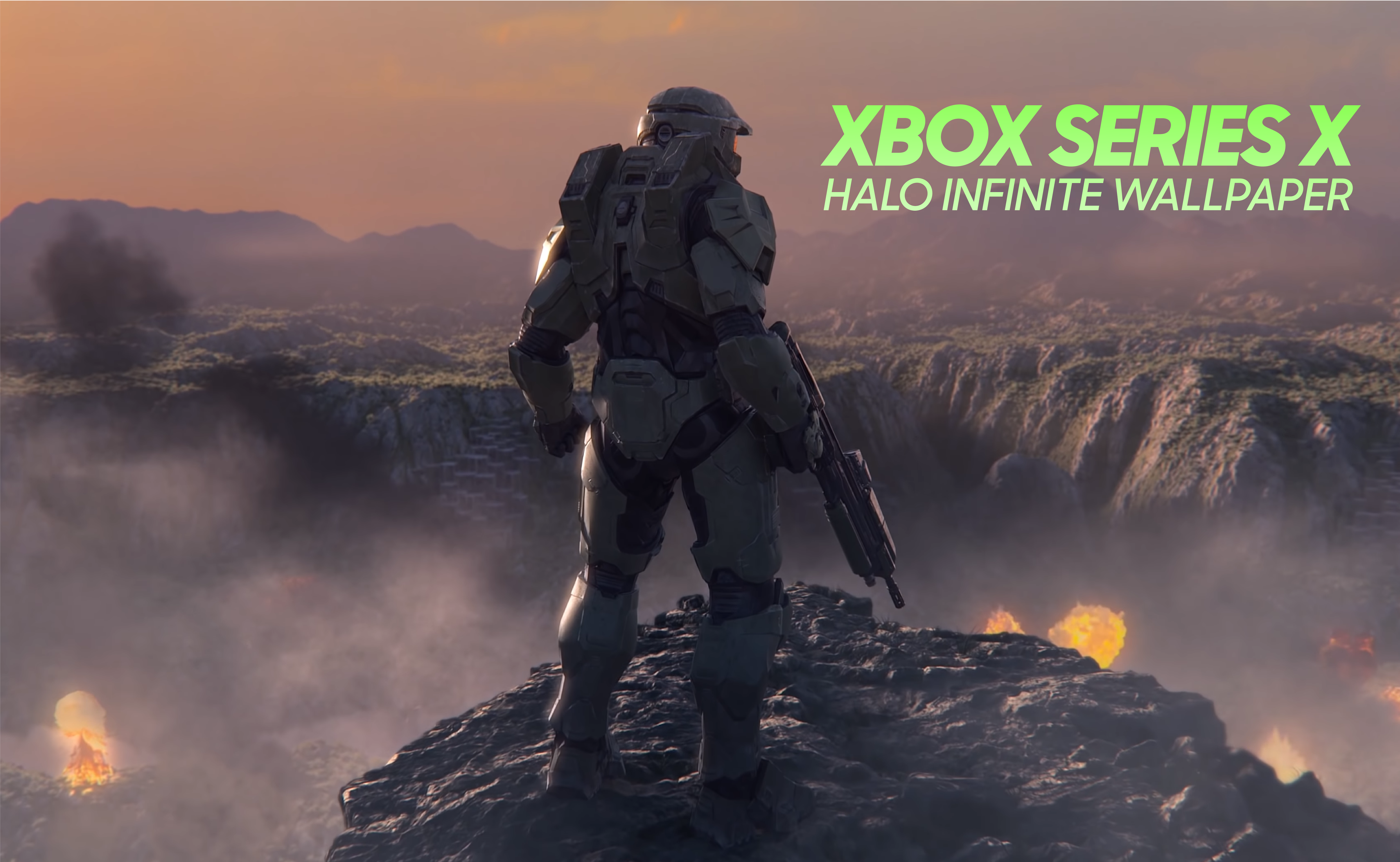 Master Chief Halo Infinite paesaggio, 5422x3339 4K, Desktop 4K