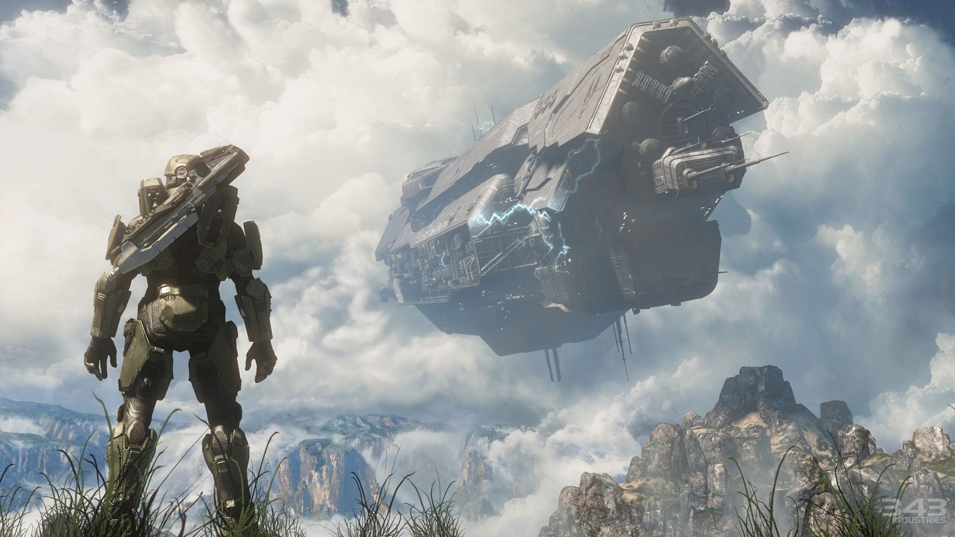 Master Chief Halo Infinite nave, 1920x1080 1080p, Desktop