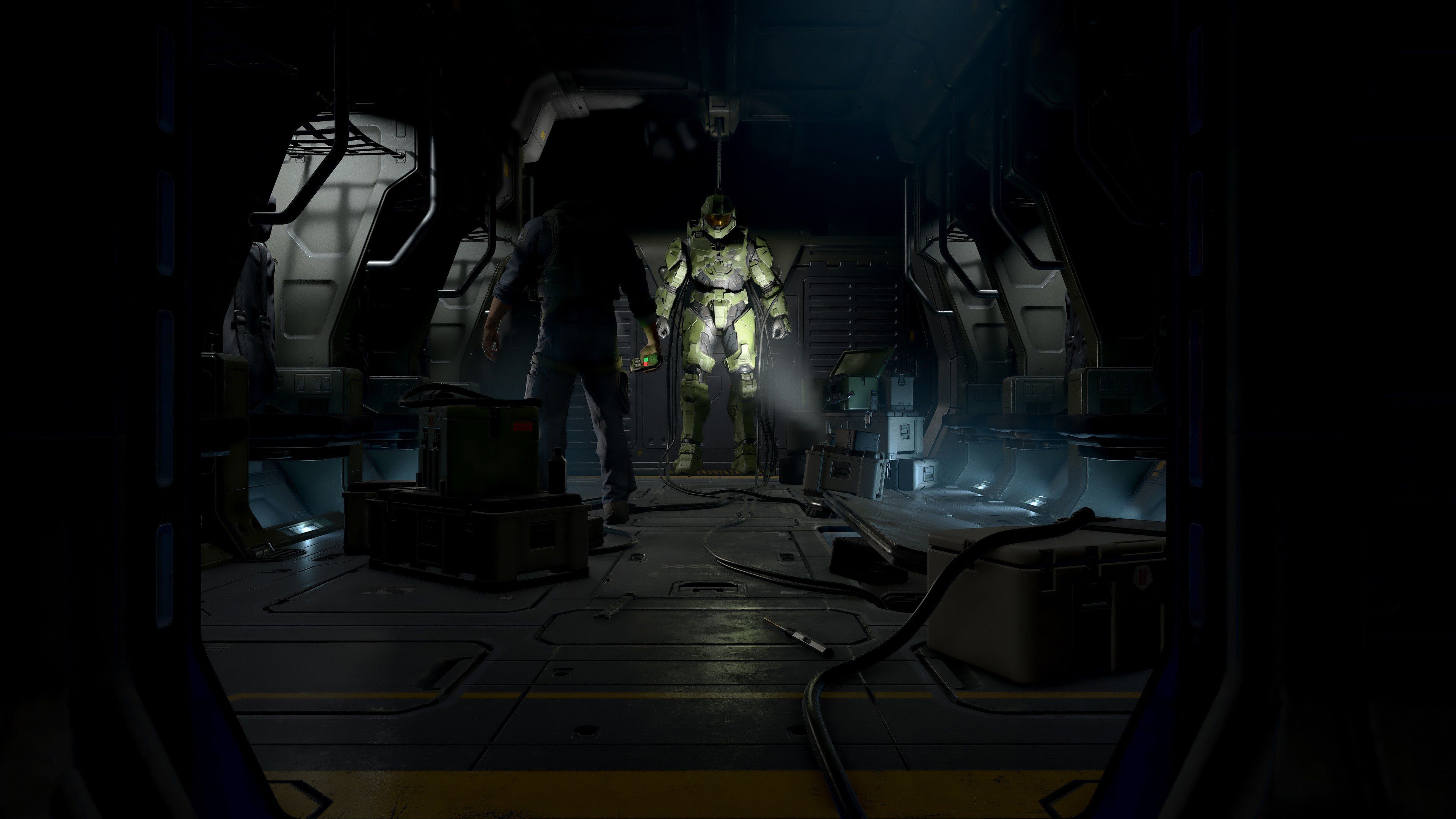 Master Chief Halo Infinite corridoio, 3840x2160 Ultra HD, 4K TV