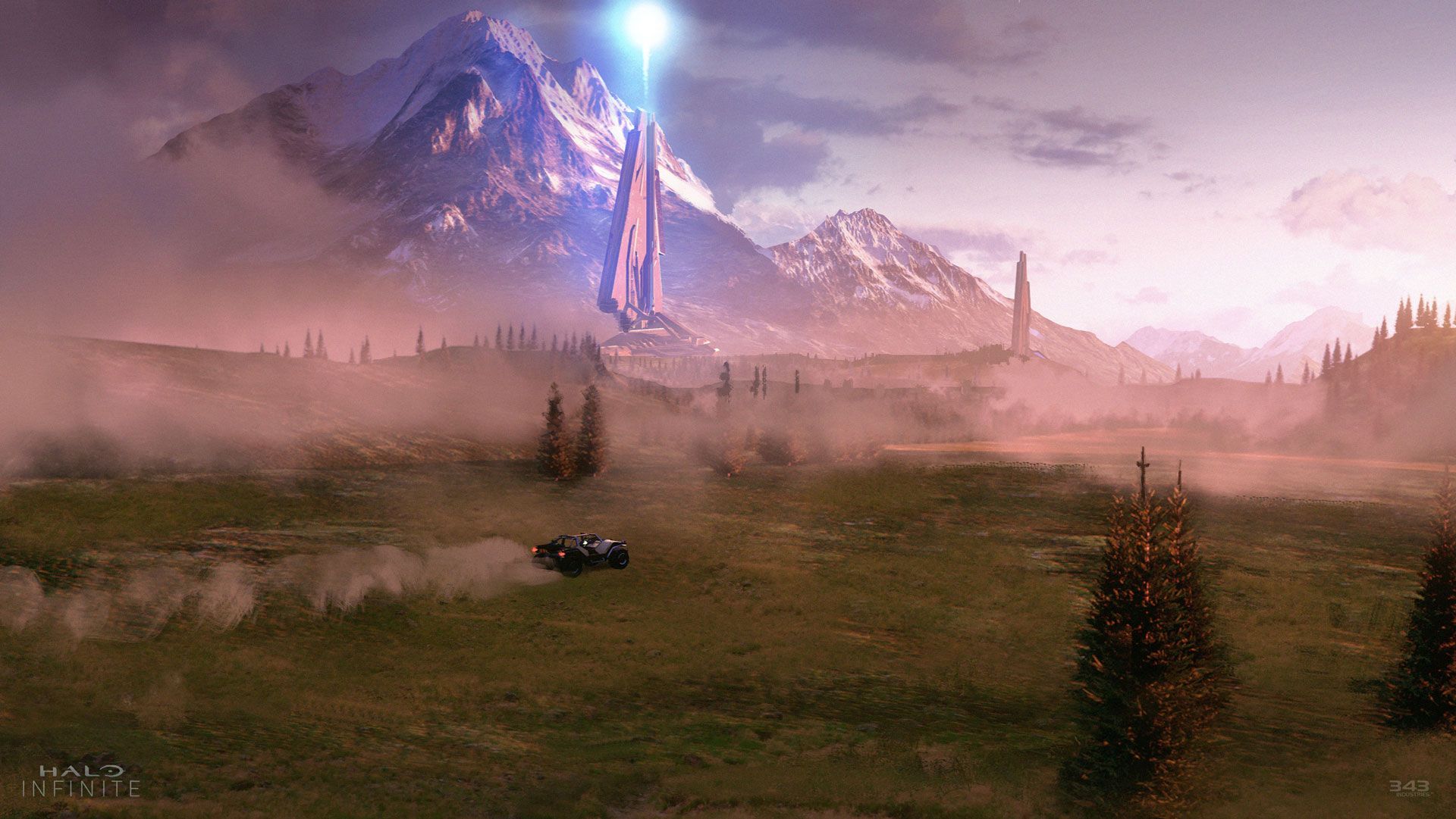 Halo Infinite paesaggio montano, 1920x1081 1080p, PC Desktop