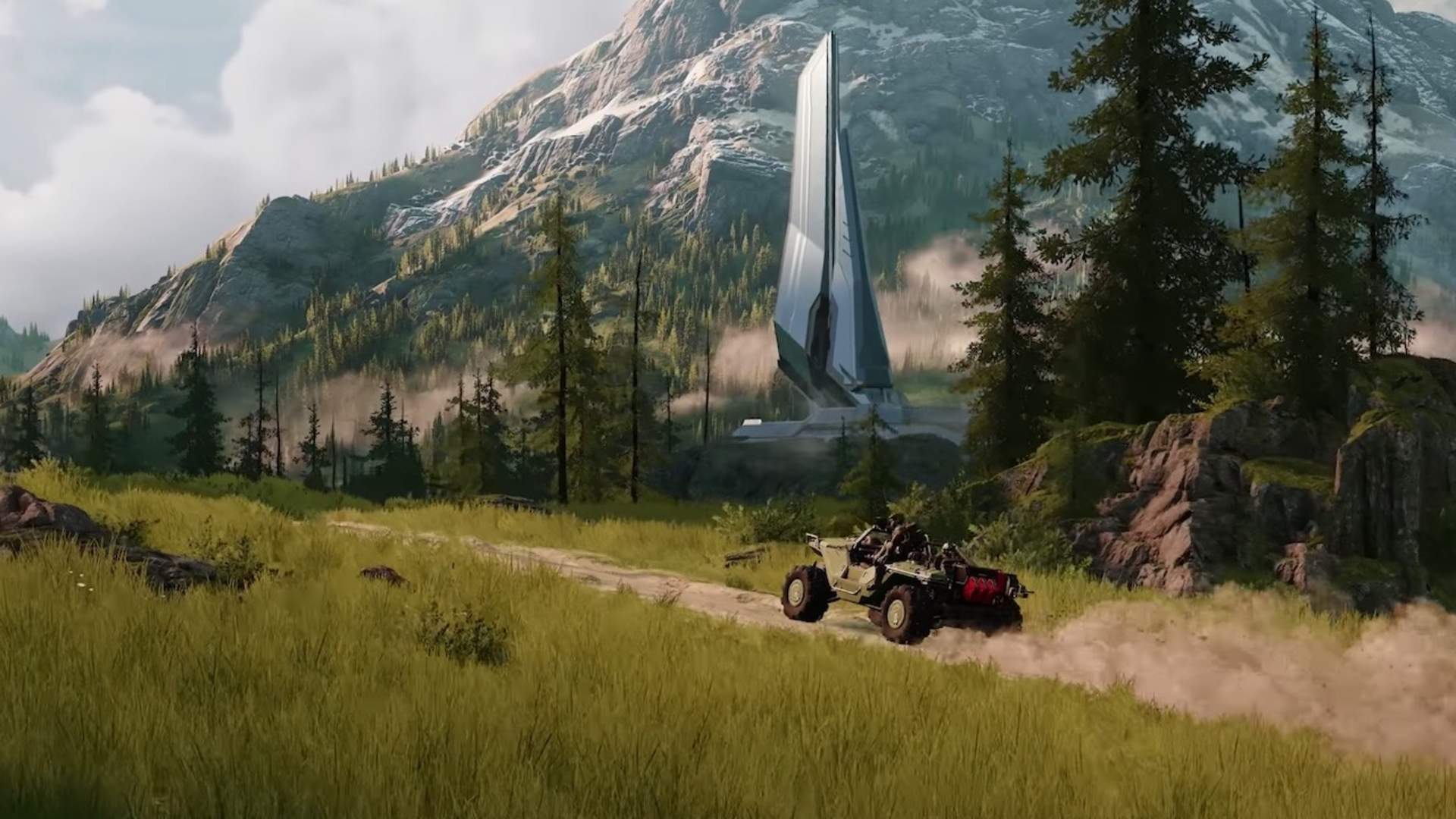 Halo Infinite paesaggio veicolo Warthog, 1920x1080 1080p, Desktop