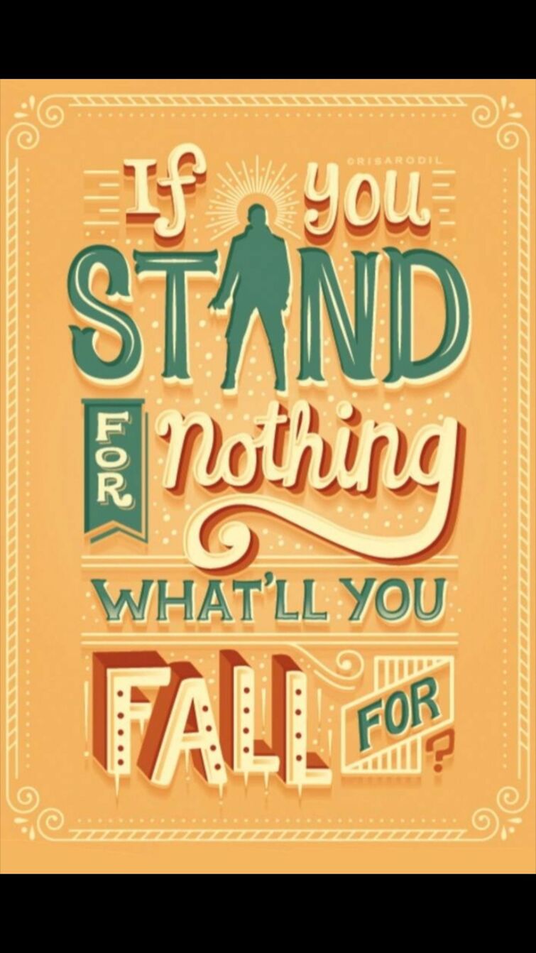 Citazione Hamilton stand nothing, 755x1342 Verticale, Android