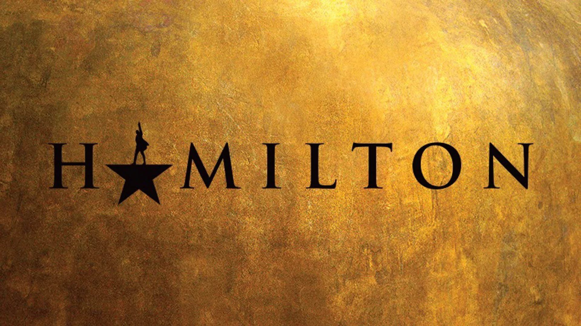 Logo musical Hamilton dorato, 1920x1080 1080p, Desktop