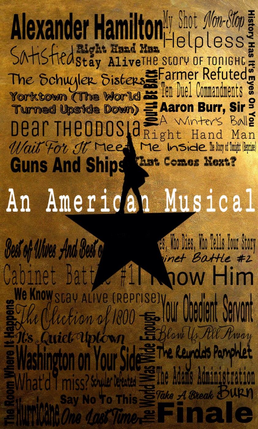 Hamilton musical poster titoli canzoni, 842x1400 Full HD Verticale, Smartphone