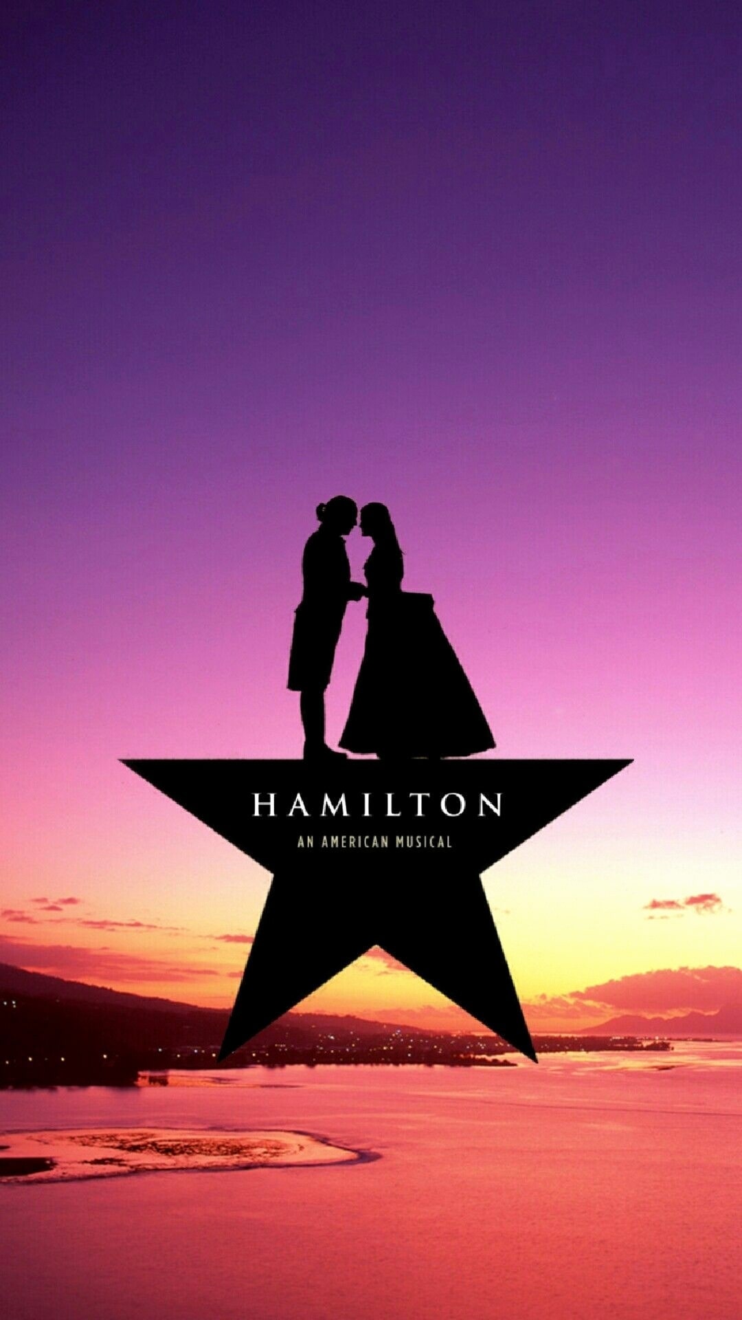Hamilton musical silhouette stella, 1080x1920 Full HD Verticale, iPhone