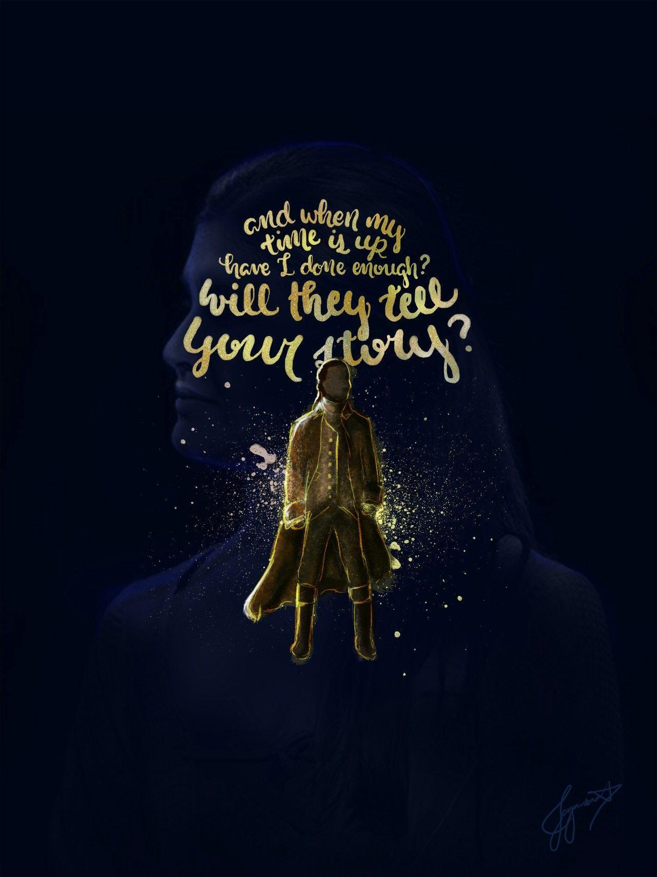 Hamilton musical silhouette dorata, 1280x1707 Full HD Verticale, Smartphone