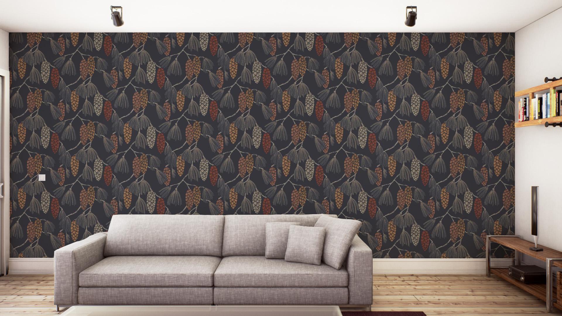 Salotto elegante con specchio dorato, 1366x1366 720p, Laptop
