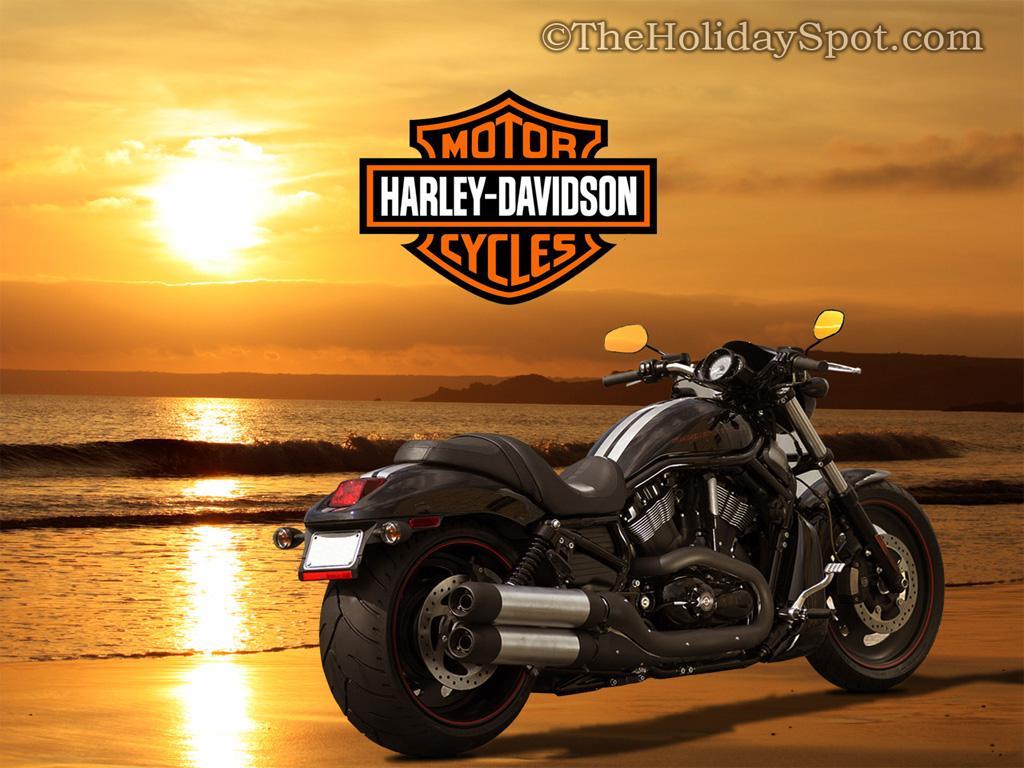 Moto Harley Davidson al tramonto, 1024x768 HD, Laptop