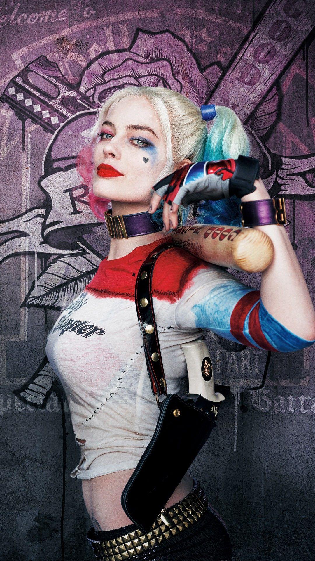 Harley Quinn Suicide Squad, DC Comics, 1080x1920 Verticale, Mobile