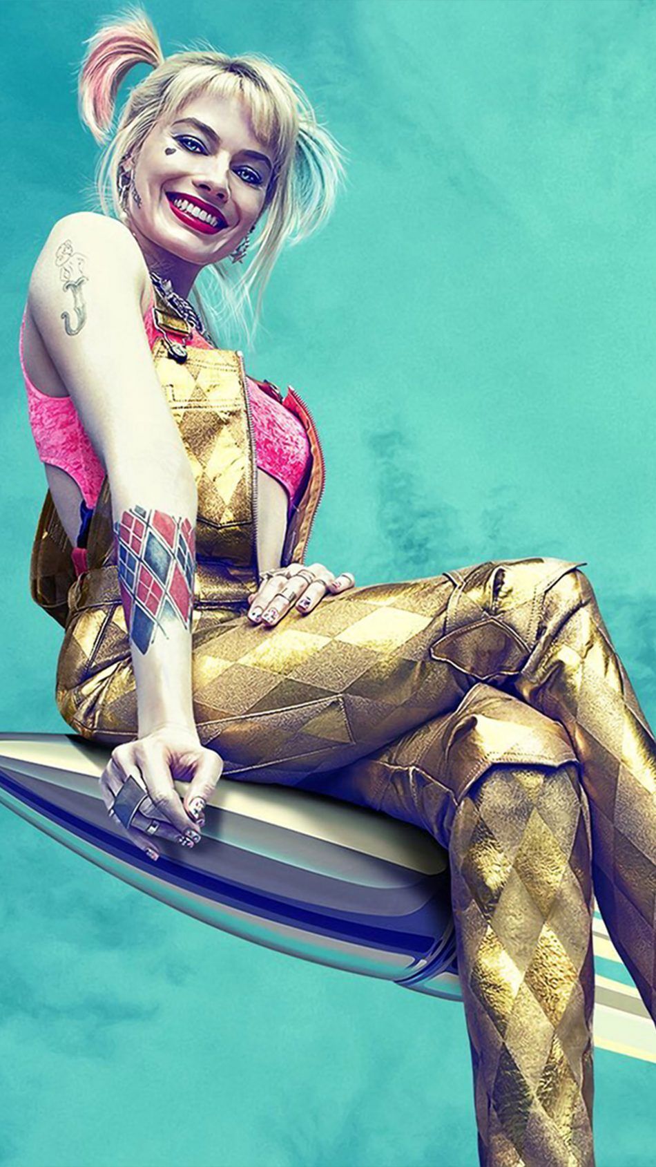 Harley Quinn Birds of Prey, 950x1689 Verticale, Telefono